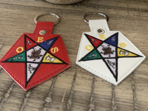 OES Leather Keychain