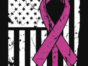 Breast Cancer Awareness Flag T-Shirt