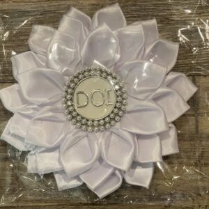 Daughter of Isis  Ribbon Flower Brooch Pin