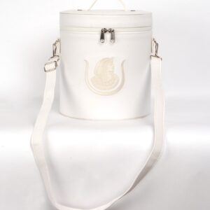 White Fez Case – Masonic Daughters of Isis w Strap  (DOI) Emblem