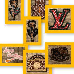 ✨ LV Luxury Embroidered Iron-On Patches