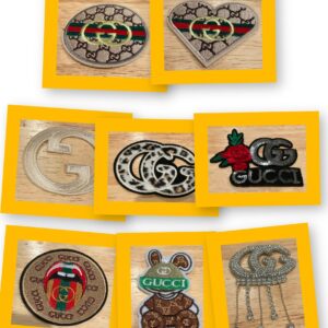 ✨ GG Luxury Embroidered Iron-On or Sew on Patches