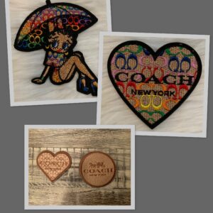 ✨ Coach Luxury Embroidered Iron-On Patches