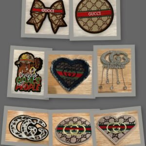✨ GG Luxury Embroidered Iron-On or Sew on Patches