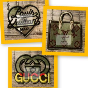 ✨ Camo Luxury Embroidered Iron-On Patches